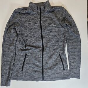 Nike Golf Booth Bay‎ Harbor Mens Pullover Large Grey Full Zip Embroidered Logo